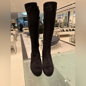 Black long boots from Browns Shoes